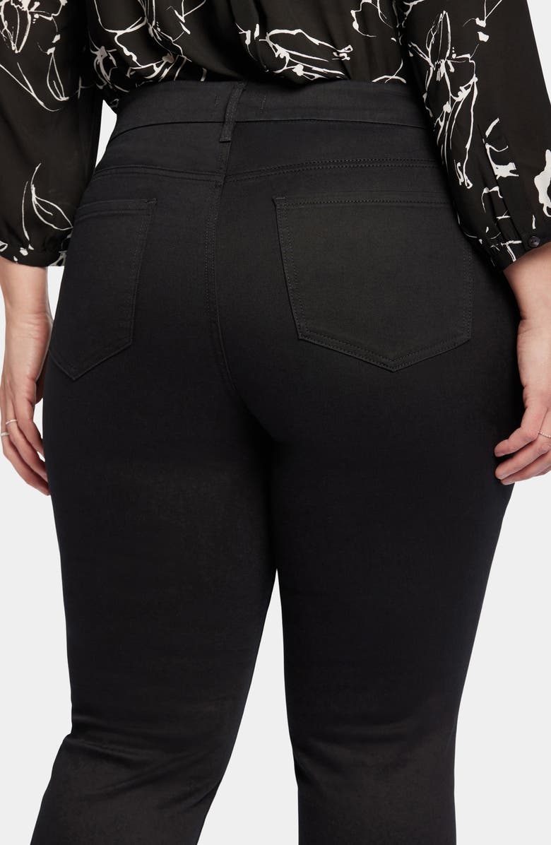 NYDJ Marilyn Waist Match Straight Leg Jeans, Alternate, color, Black
