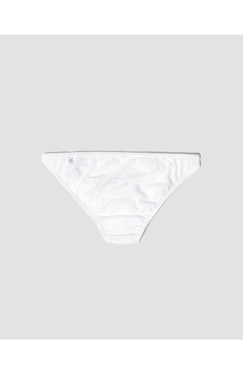 ODDOBODY Organic Cotton String Bikini, Alternate, color, Chalk