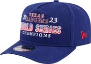 New Era Men's New Era Royal Texas Rangers 2023 World Series Champions Historic 9FIFTY A-Frame Snapback Hat