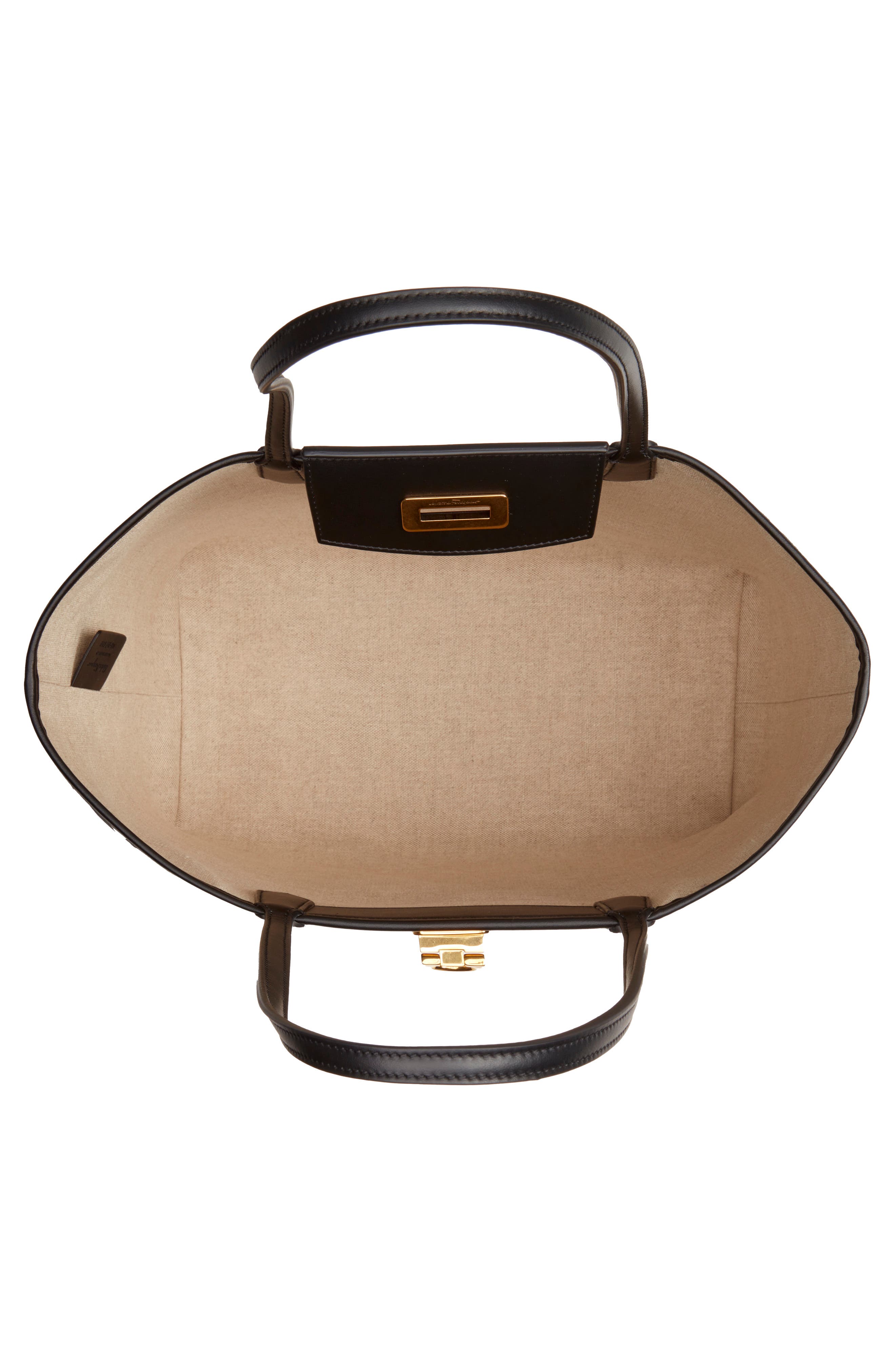 FERRAGAMO Gancini Canvas Travel Tote, Alternate, color, 