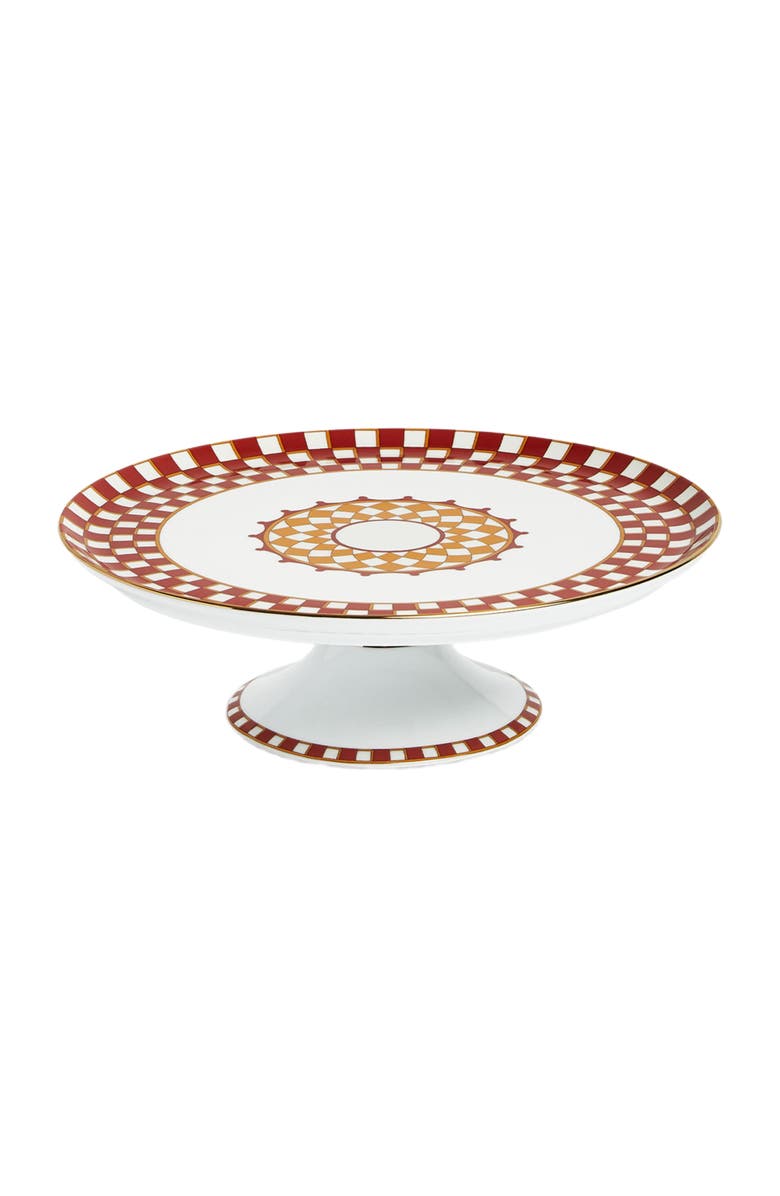 La DoubleJ Cake Stand, Main, color, Apollo Mattone