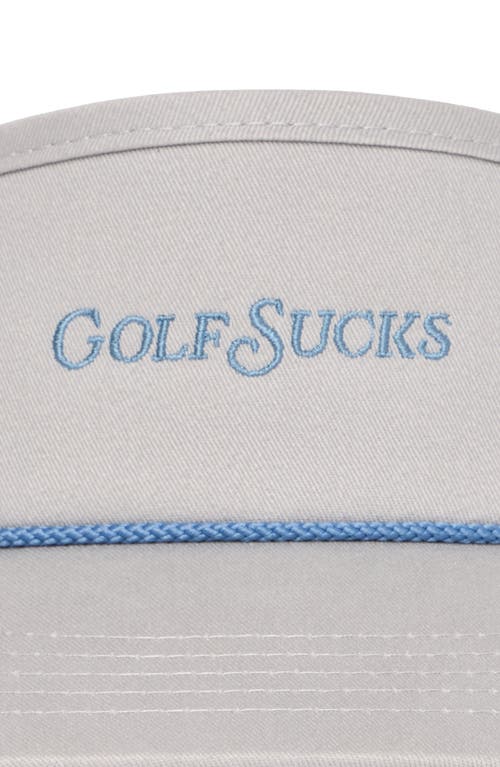 Travismathew Weekend Agenda Visor In Heather Grey
