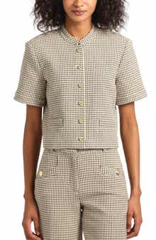 Derek Lam 10 Crosby Grace Short Sleeve Jacket