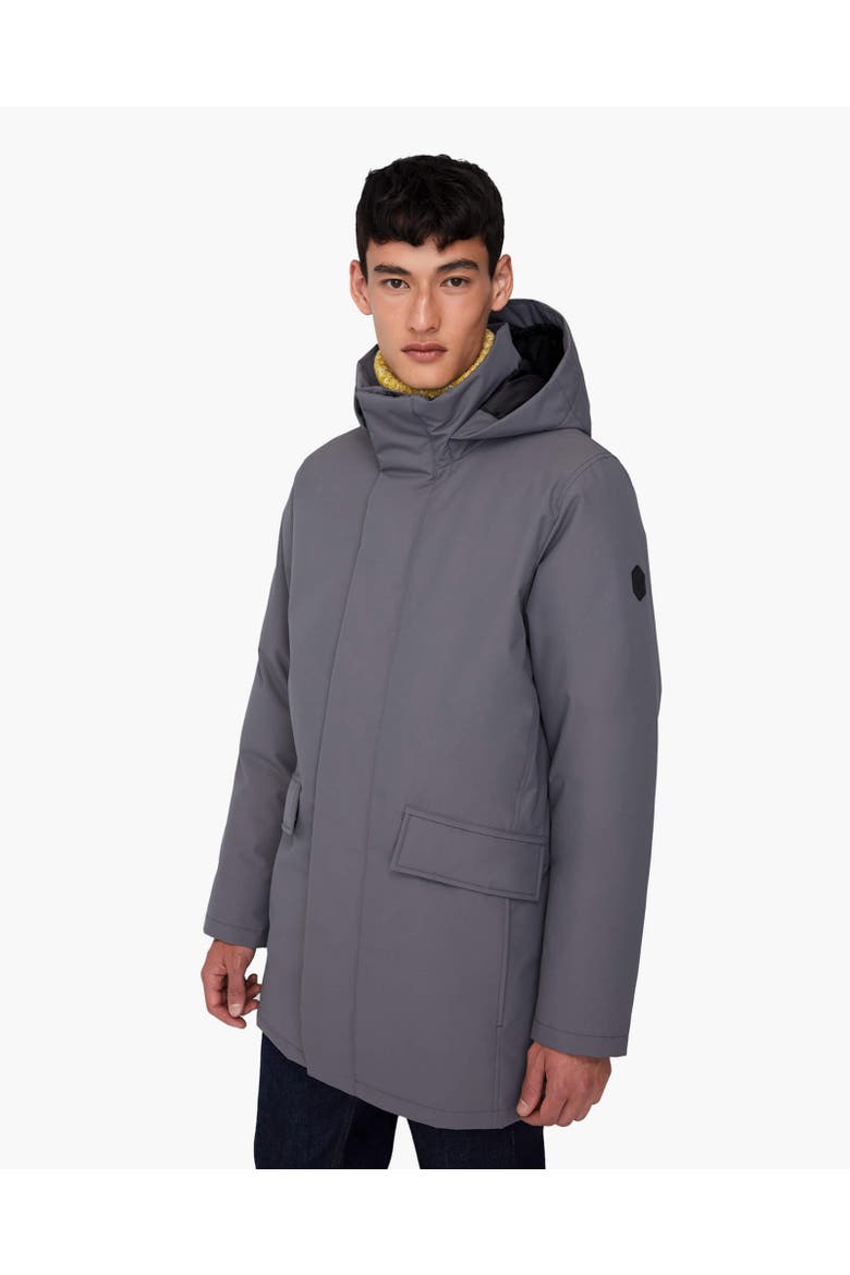 CHAMPLAIN | Hooded Down Winter Jacket, Alternate, color, Steel Grey