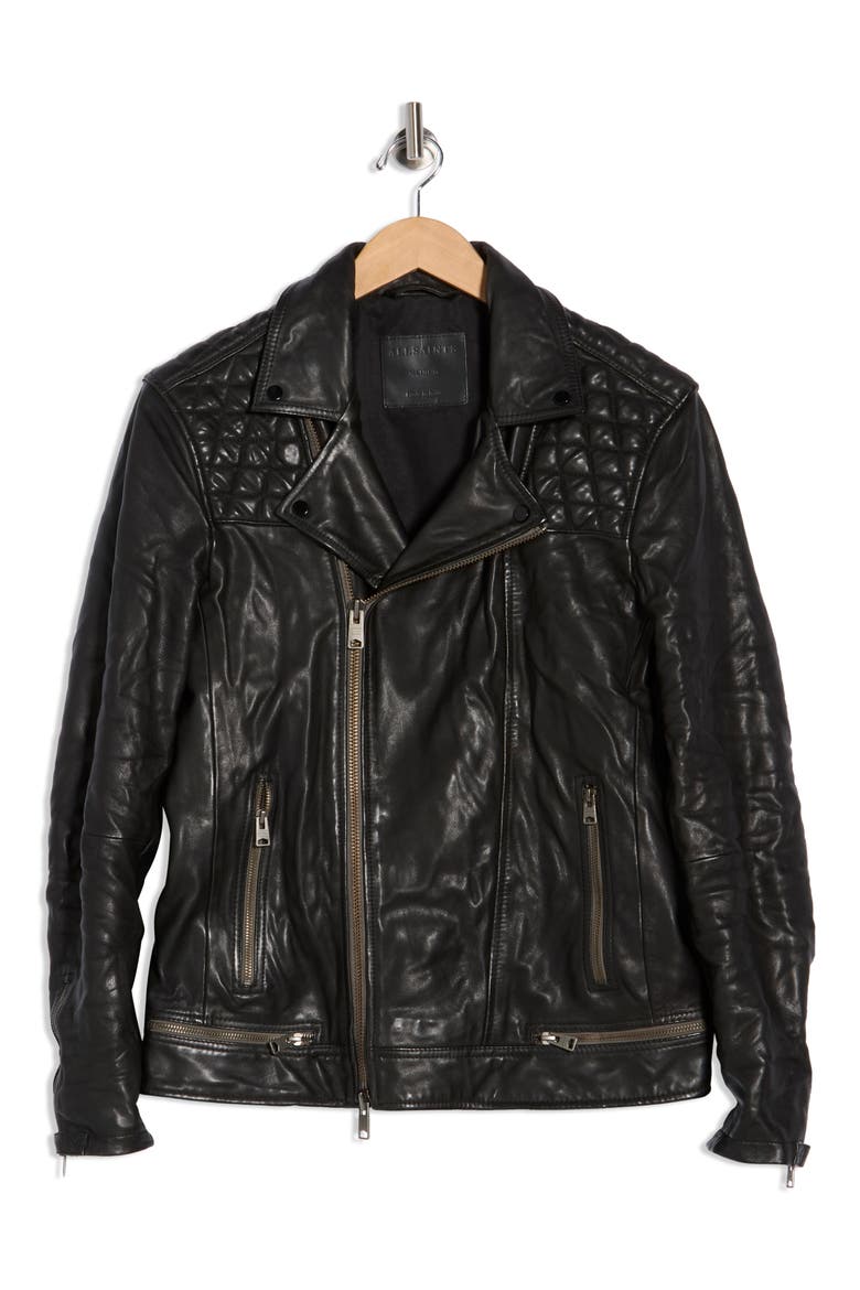 All Saints - 限定値下げ！〜11/19まで！CONROYレザージャケット　ライダース Conroy Leather Biker Jacket (Men) | Nordstromrack
