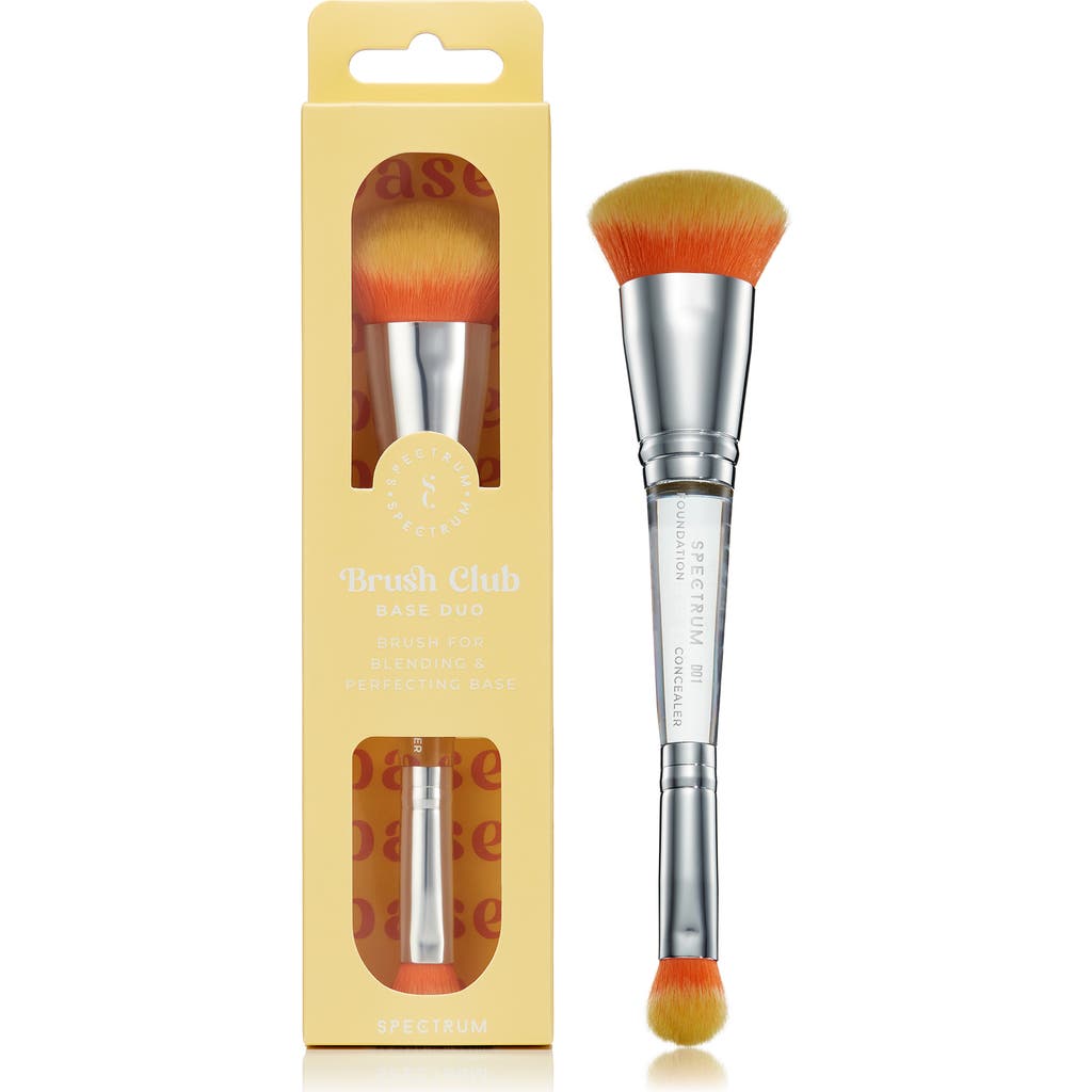 SPECTRUM Brush Club Base Brush Duo Makeup Brush in Yellow  product