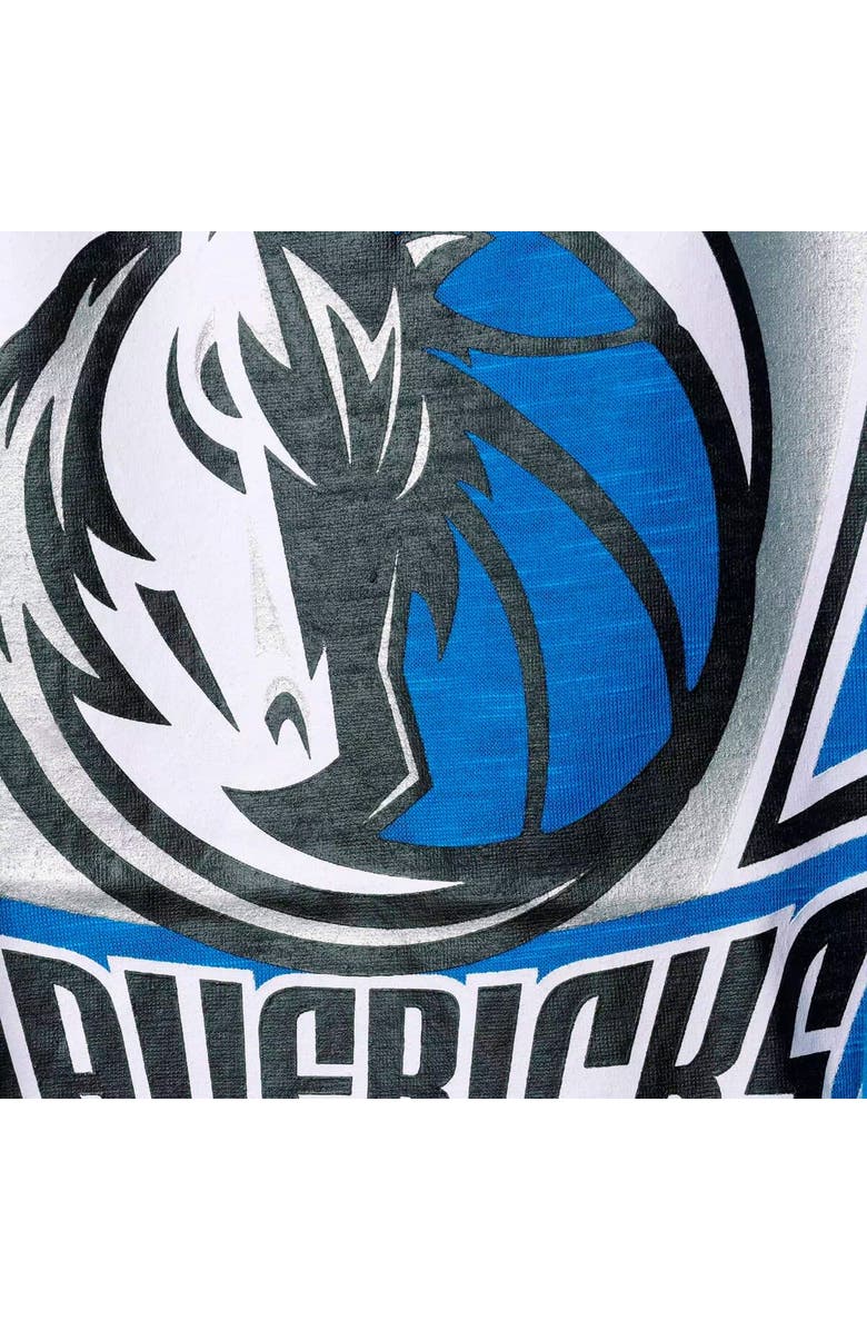 G-III 4HER BY CARL BANKS Women's G-III 4Her by Carl Banks Blue Dallas Mavericks Showdown Scoop-Neck Racerback Tank Top, Alternate, color, 