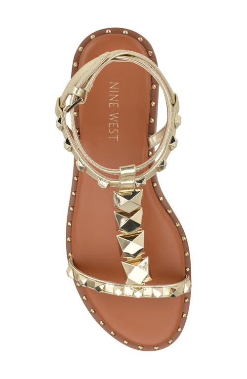 Nine West Marcila Sandal In Gold