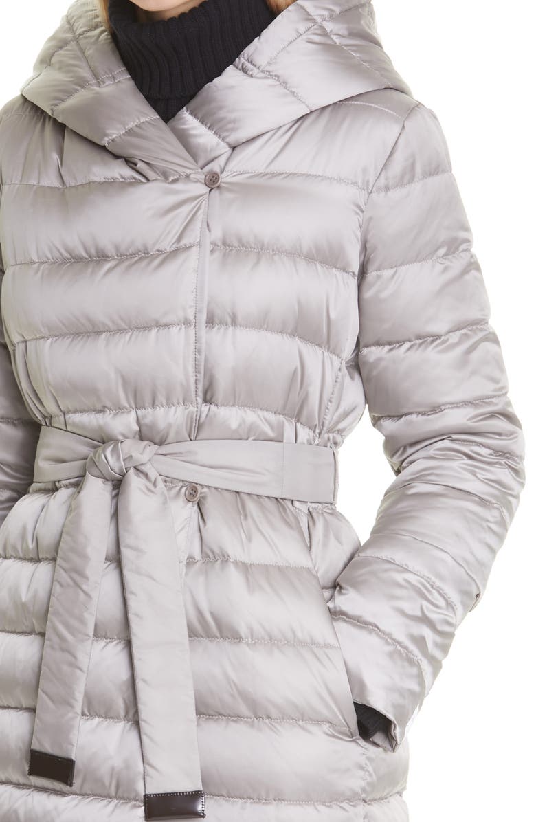 Max Mara The Cube Novef Packable Down Hooded Puffer Coat, Alternate, color,