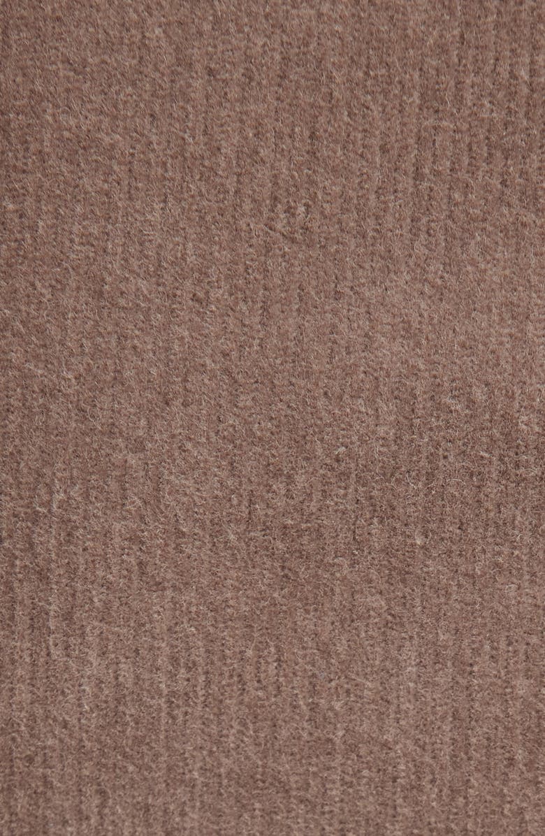 Eileen Fisher Stretch Organic Cotton Corduroy Wide Leg Ankle Pants, Alternate, color, Taupe