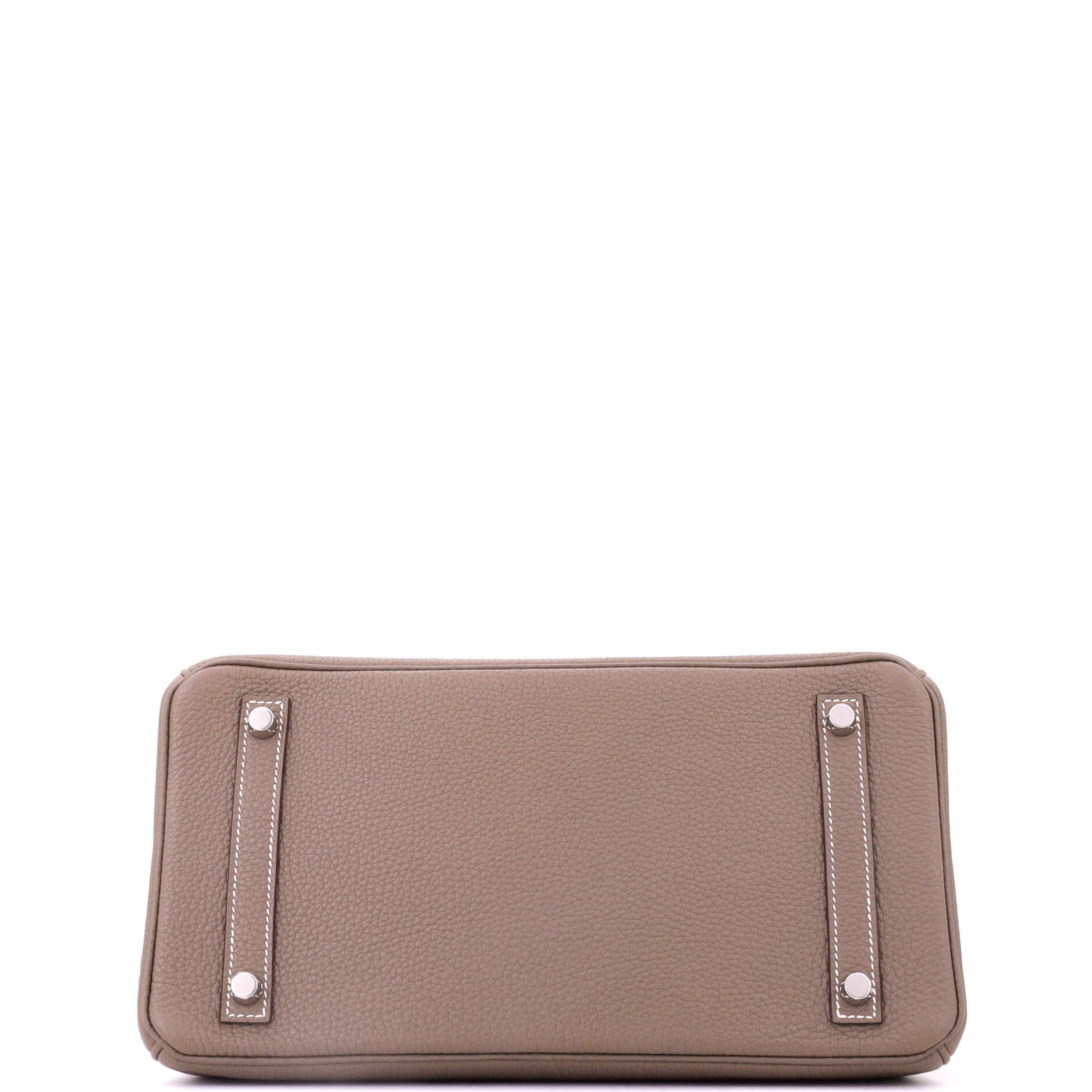 Pre-Owned Hermes Birkin Handbag Grey Togo with Palladium Hardware 30, Alternate, color, Etoupe