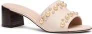 Stuart Weitzman Perry Leather Slide Sandal