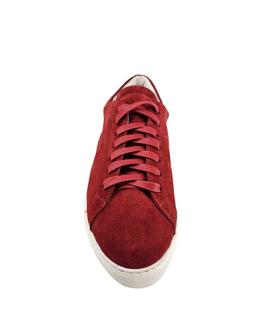 Sirius Star Suede Sneaker, Alternate, color, RED