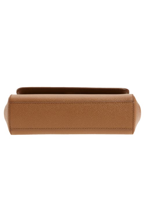 Dolce & Gabbana Dolce&gabbana Sicily Leather Top Handle Bag In Brown