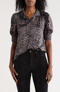 DKNY Jeans Puff Sleeve Button-Up Shirt