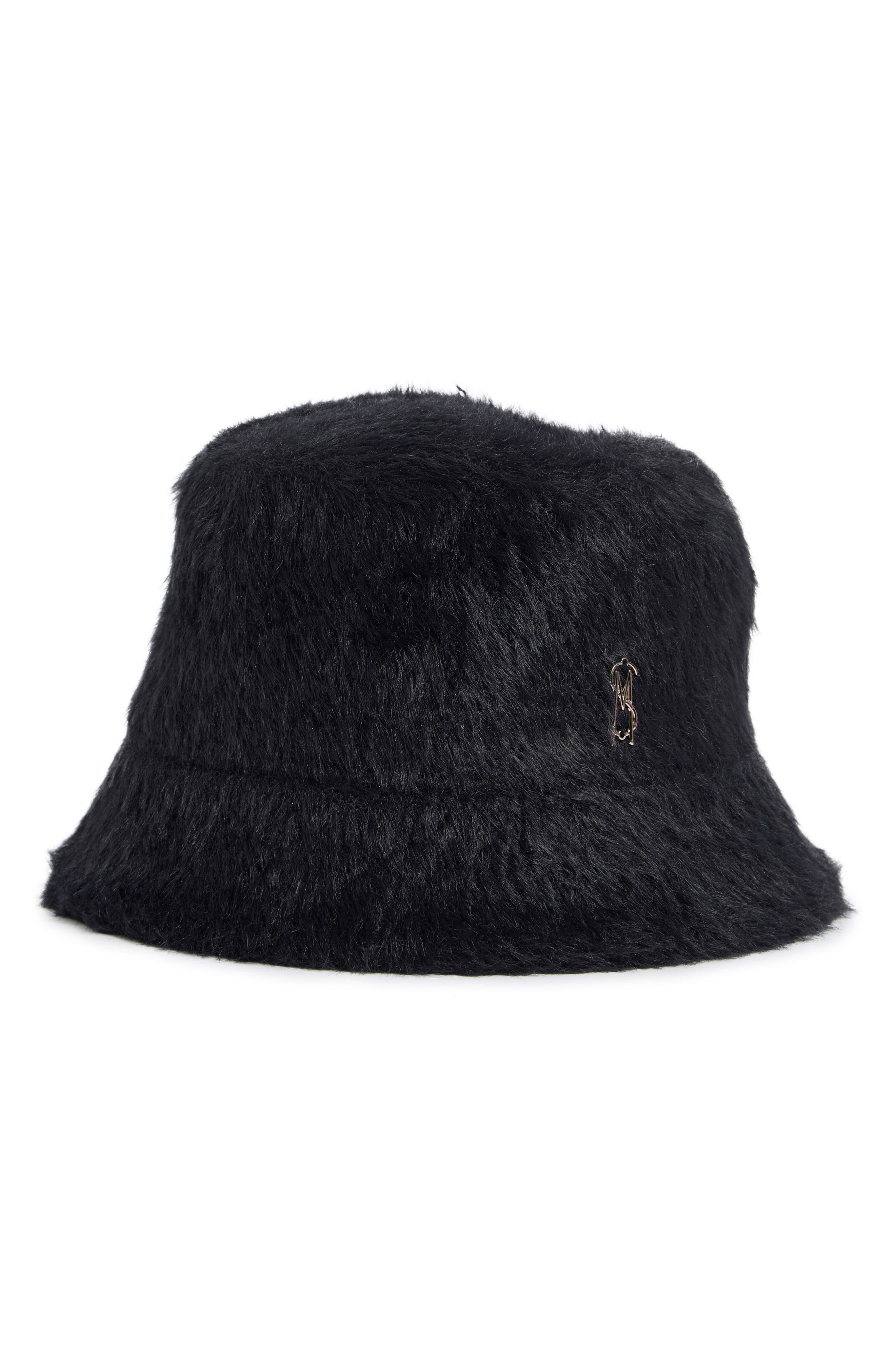 Steve Madden Soft Fuzzy Bucket Hat