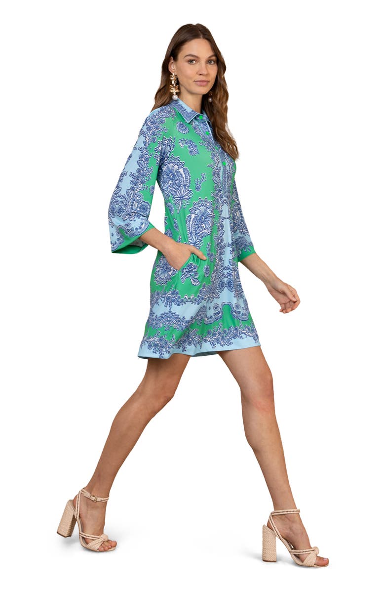 Hale Bob Marguerite Matte Jersey Dress, Alternate, color, 
