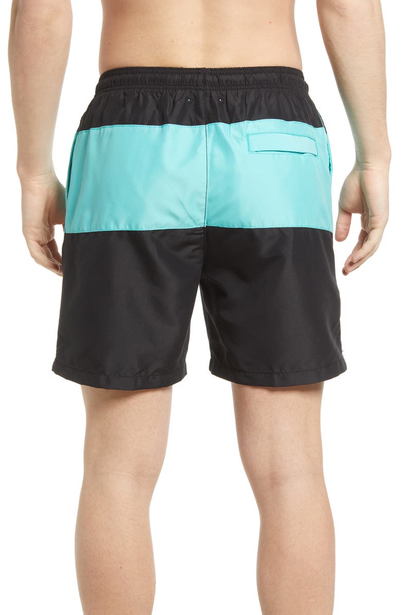 Tommy Bahama Naples Regatta Colorblock Swim Trunks, Alternate, color, 