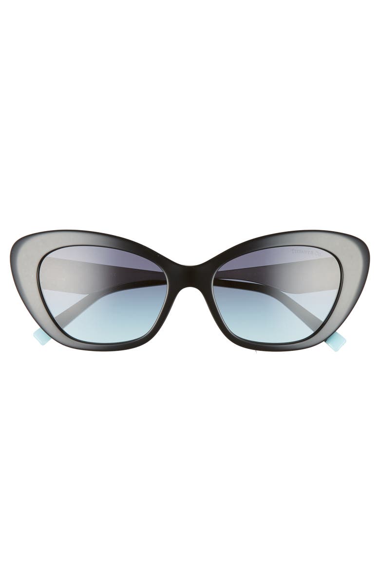 Tiffany & Co. Diamond Point 54mm Gradient Cat Eye Sunglasses, Alternate, color,
