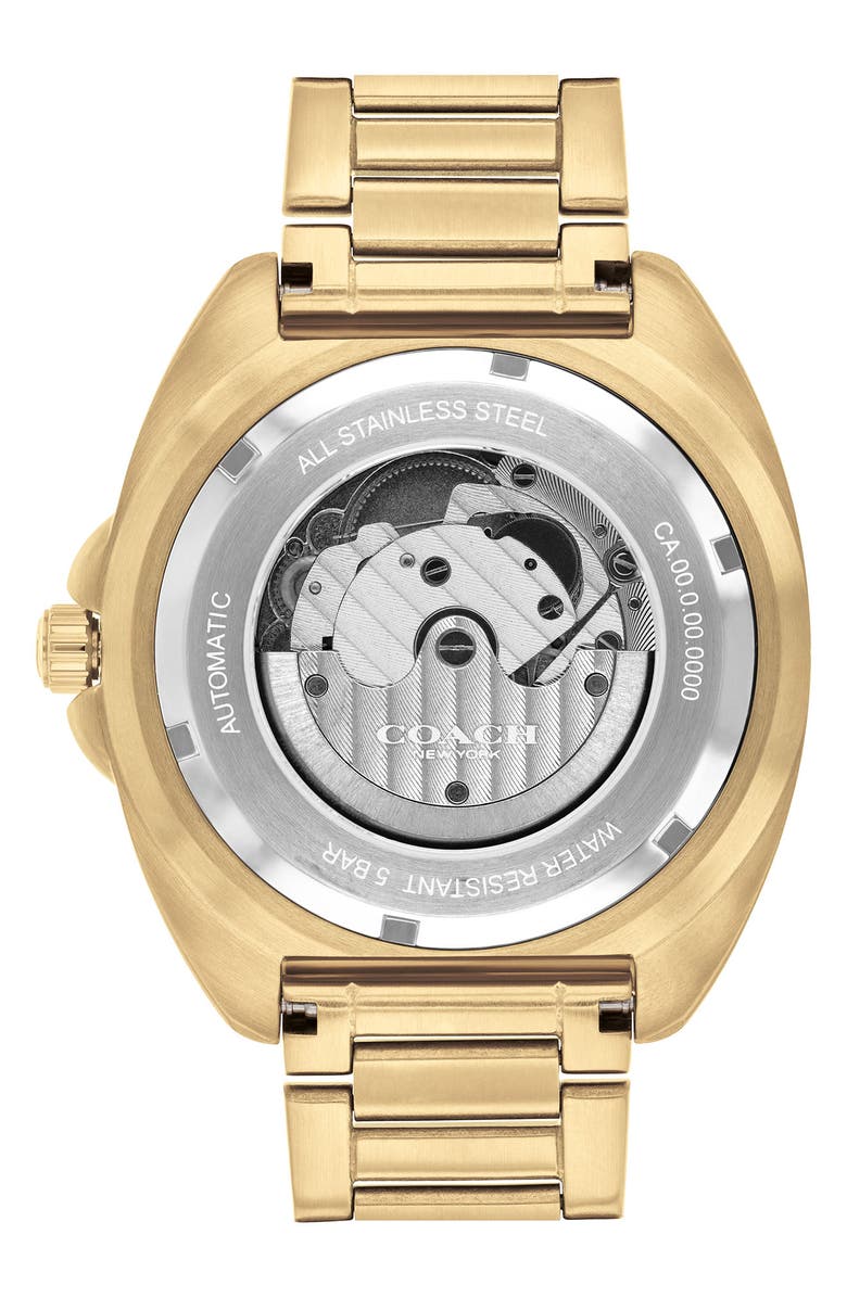 COACH Charter Automatic Bracelet Watch, 44.5mm, Alternate, color,