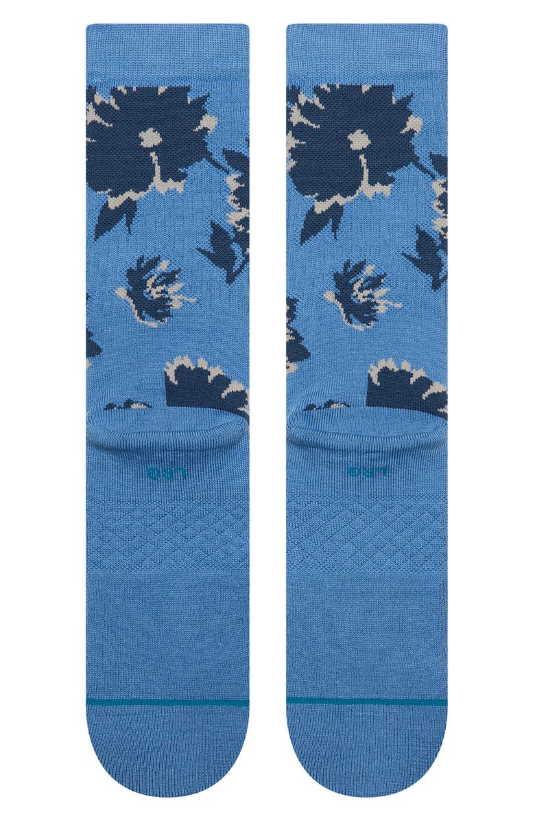 Stance Replica Cotton Blend Crew Socks, Alternate, color, Blue