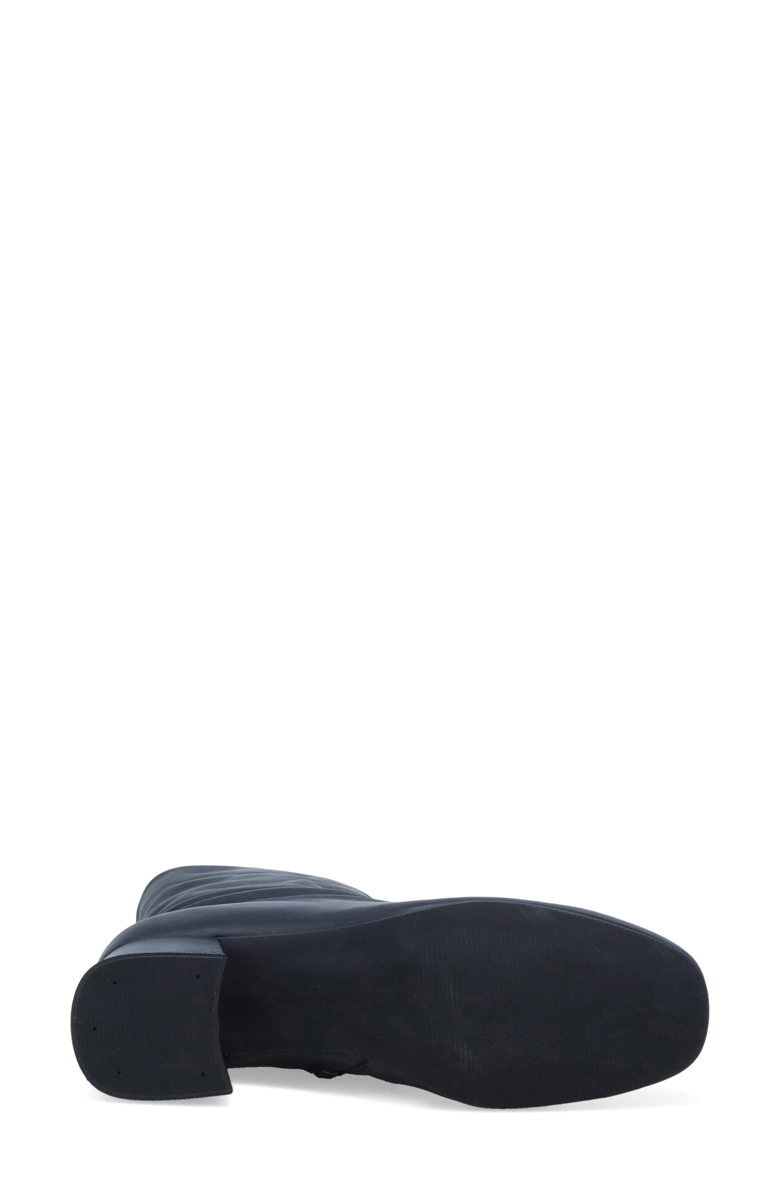 Gayle Leather Bootie, Alternate, color, BLACK