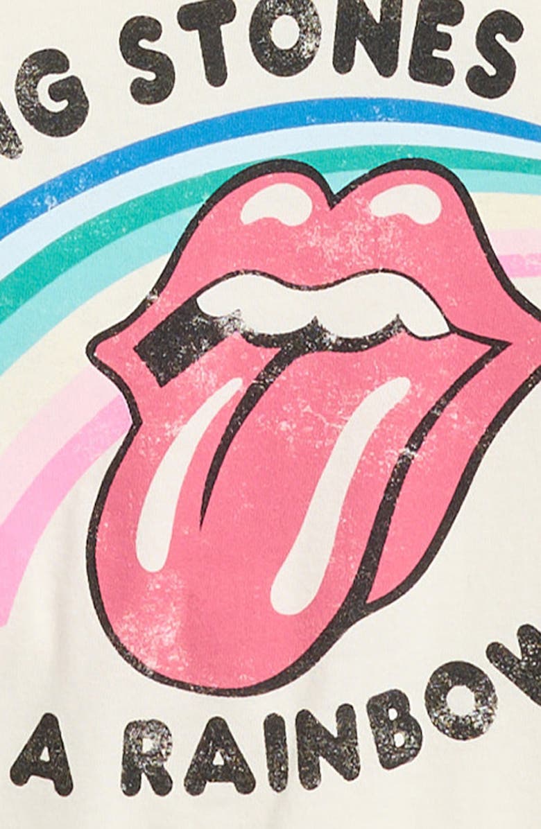 Tucker + Tate Kids' Kiss Graphic T-Shirt, Alternate, color, Ivory Rolling Stones Rainbow