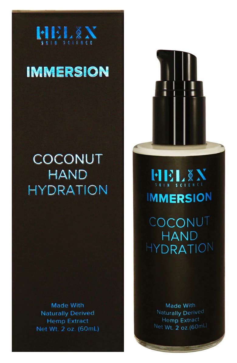 HELIX SKIN SCIENCE Immersion Coconut Hand Hydration with CBD, Alternate, color,