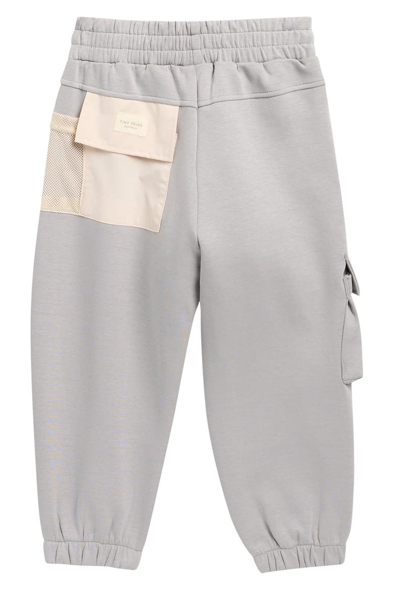 Kids' Tech Fleece Cargo Pants, Alternate, color, GREY