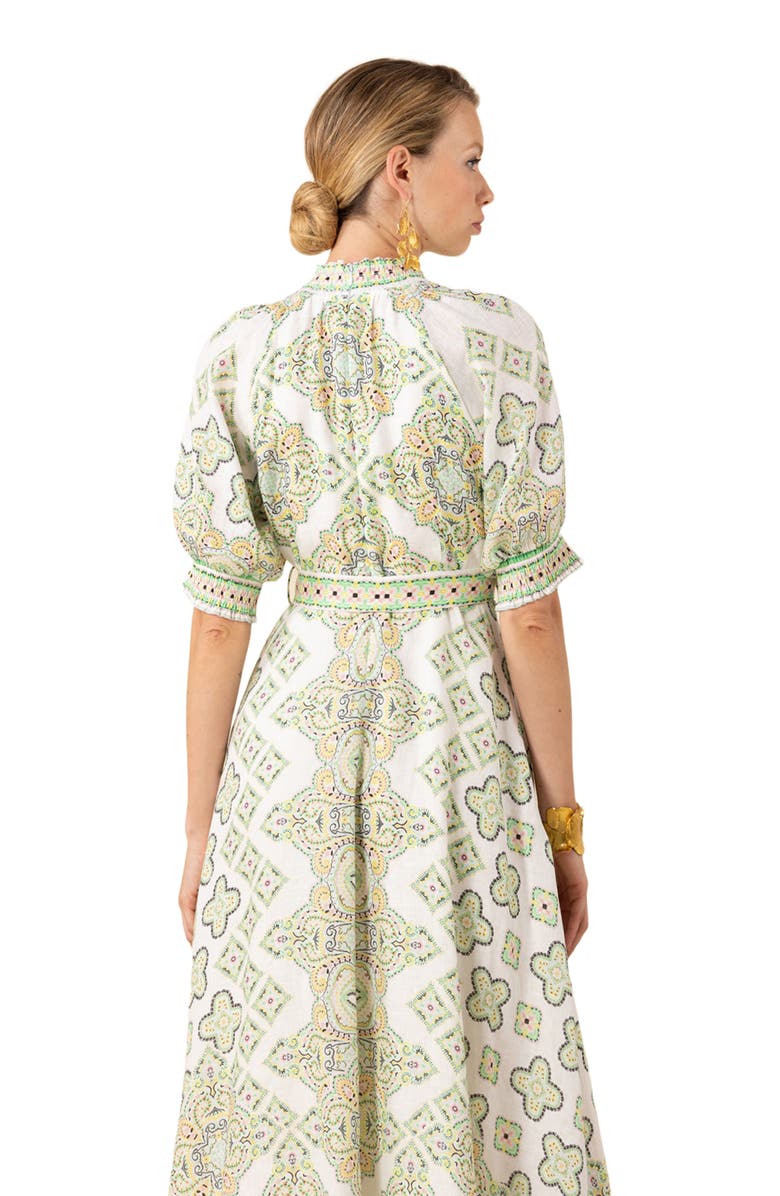 Hale Bob Naya Linen Maxi Dress, Alternate, color,