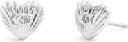 COACH Heritage Heart Stud Earrings