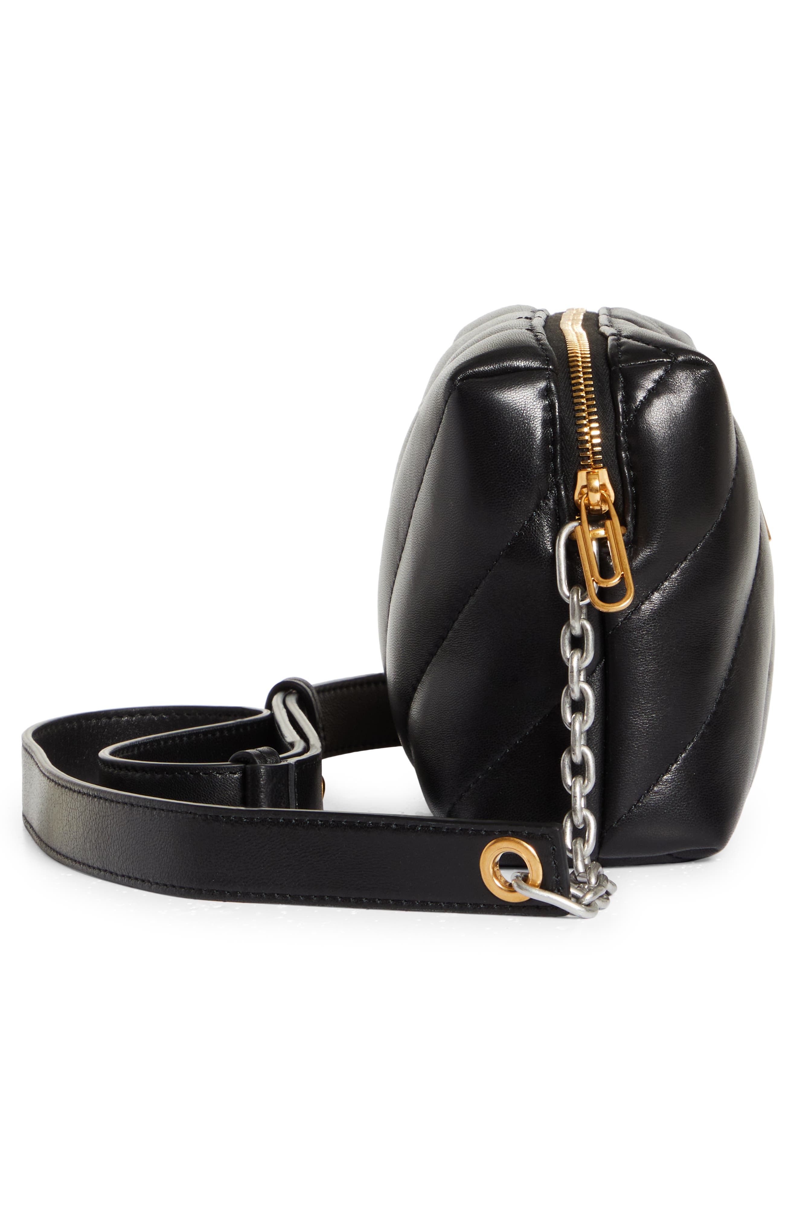 Off-White Jackhammer Quilted Leather Camera Bag, Alternate, color, 