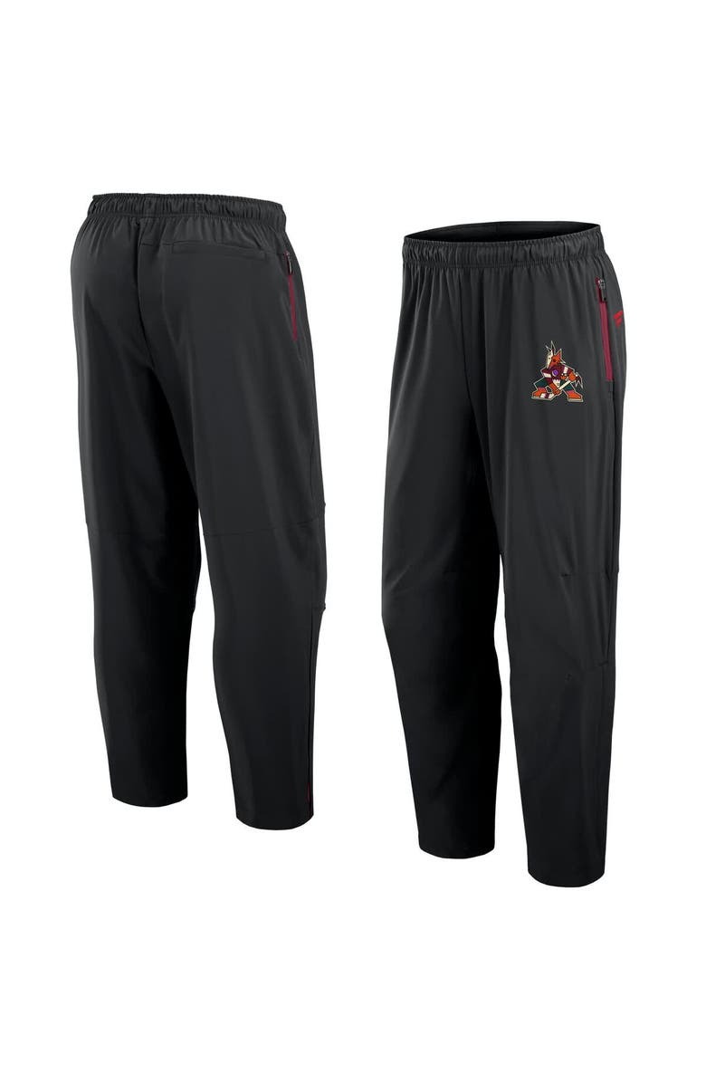 FANATICS Men's Fanatics Black Arizona Coyotes Authentic Pro Rink Pants, Main, color, 