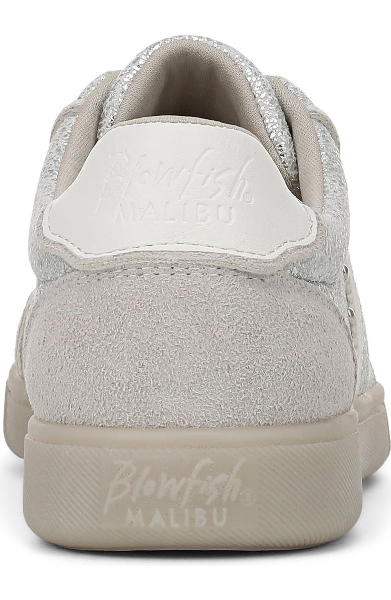 Blowfish Malibu Tastic 2 Sneaker, Alternate, color, Silver Faux Leather/ Suede