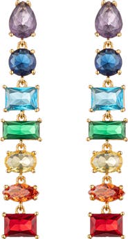 EYE CANDY LOS ANGELES Lisette Multicolor Drop Earrings