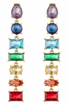 EYE CANDY LOS ANGELES Lisette Multicolor Drop Earrings