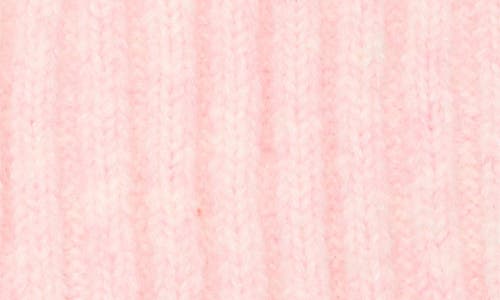 Melrose And Market Faux Fur Pompom Beanie In Pink