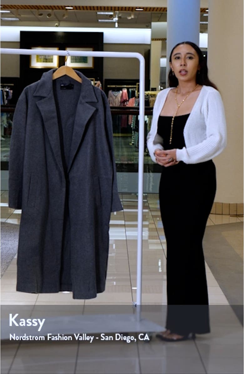 Oversize Longline Coat, sales video thumbnail