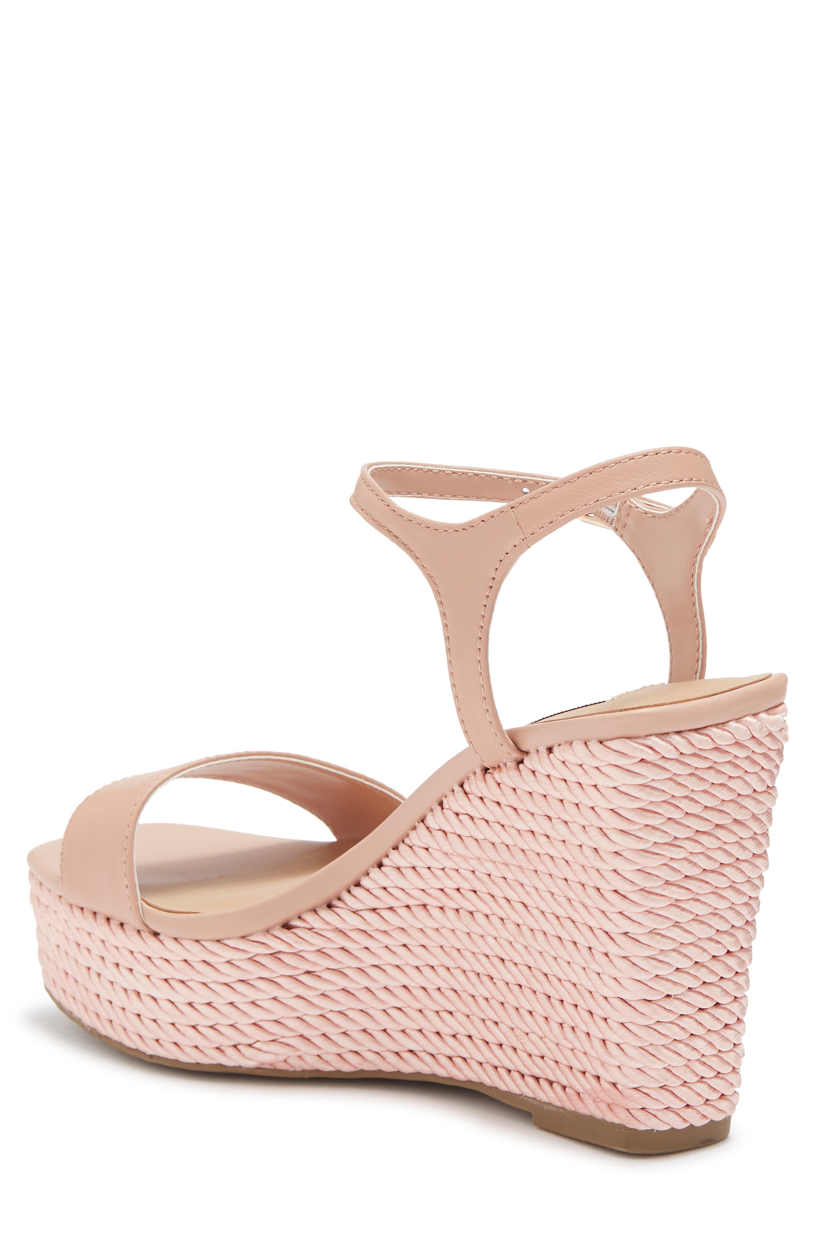 Tory Twist Wedge Sandal, Alternate, color, BLUSH PU