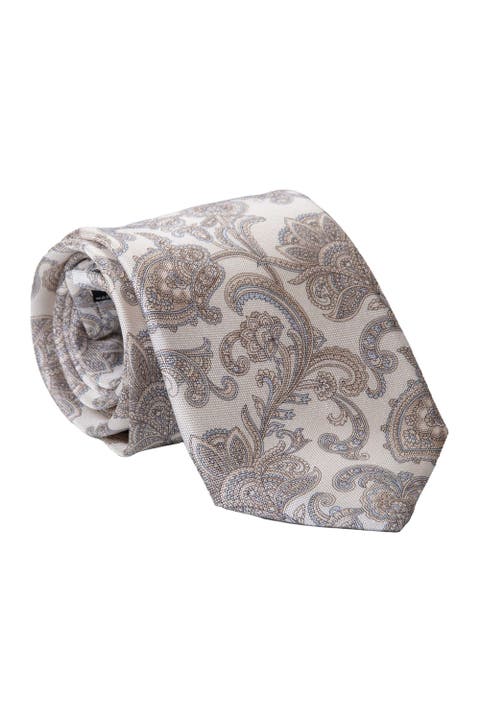 Novara - Printed Silk Tie for Men