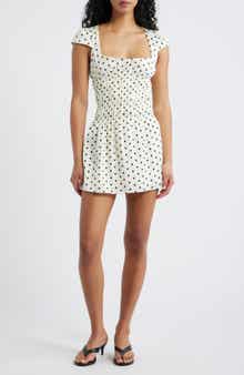 Evanelie Shirred Minidress