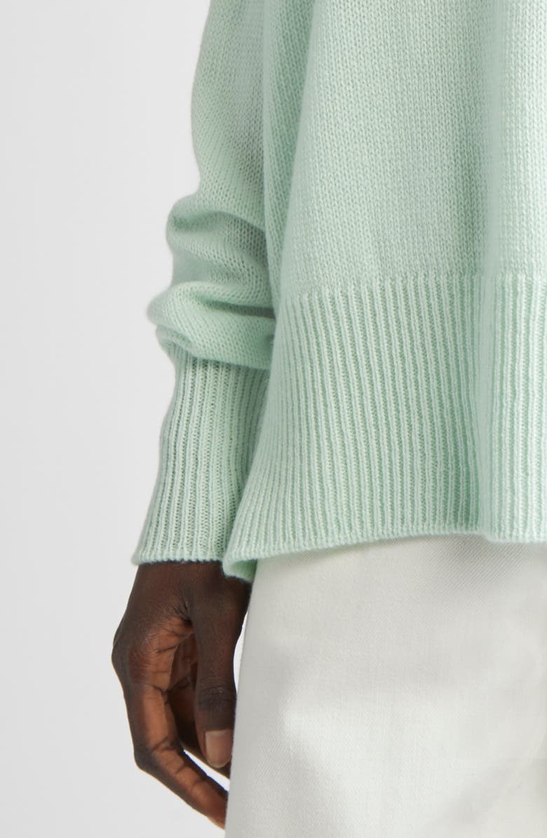 Jil Sander Slouchy Crewneck Cashmere Sweater, Alternate, color, Apple
