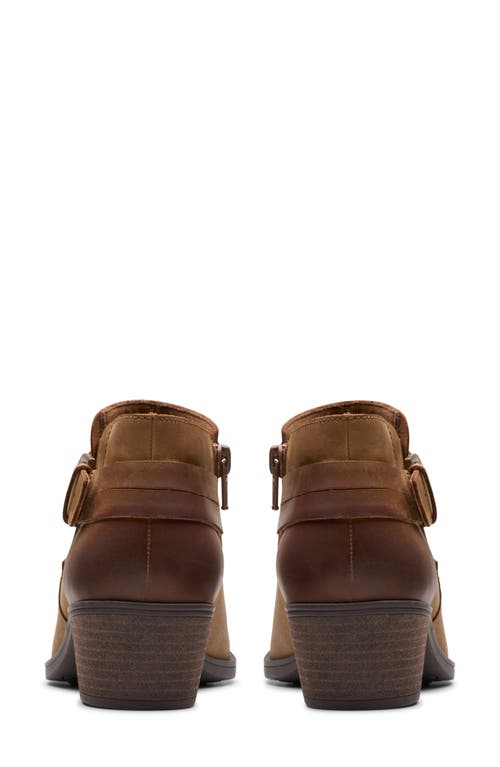 Clarks Charlten Rae Leather Bootie In Multi