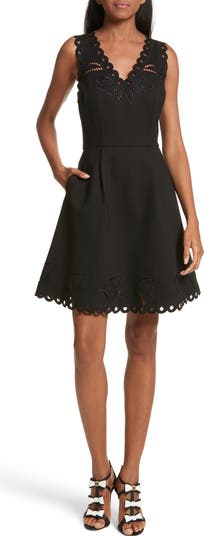 Ted Baker London Emalise Embroidered Skater Dress | Nordstrom Ted Baker London Emalise Embroidered Skater Dress | Nordstrom