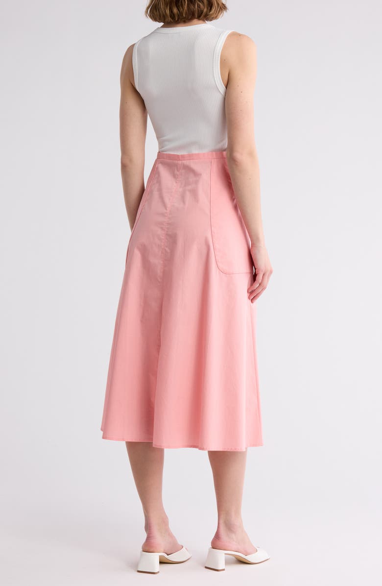 AREA STARS Kia Sleeveless Mixed Media Dress, Alternate, color, Pink