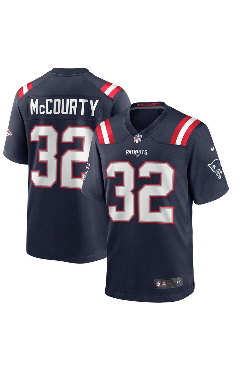 Nike Men's Nike Devin McCourty Navy New England Patriots Game Jersey, Main, color, 