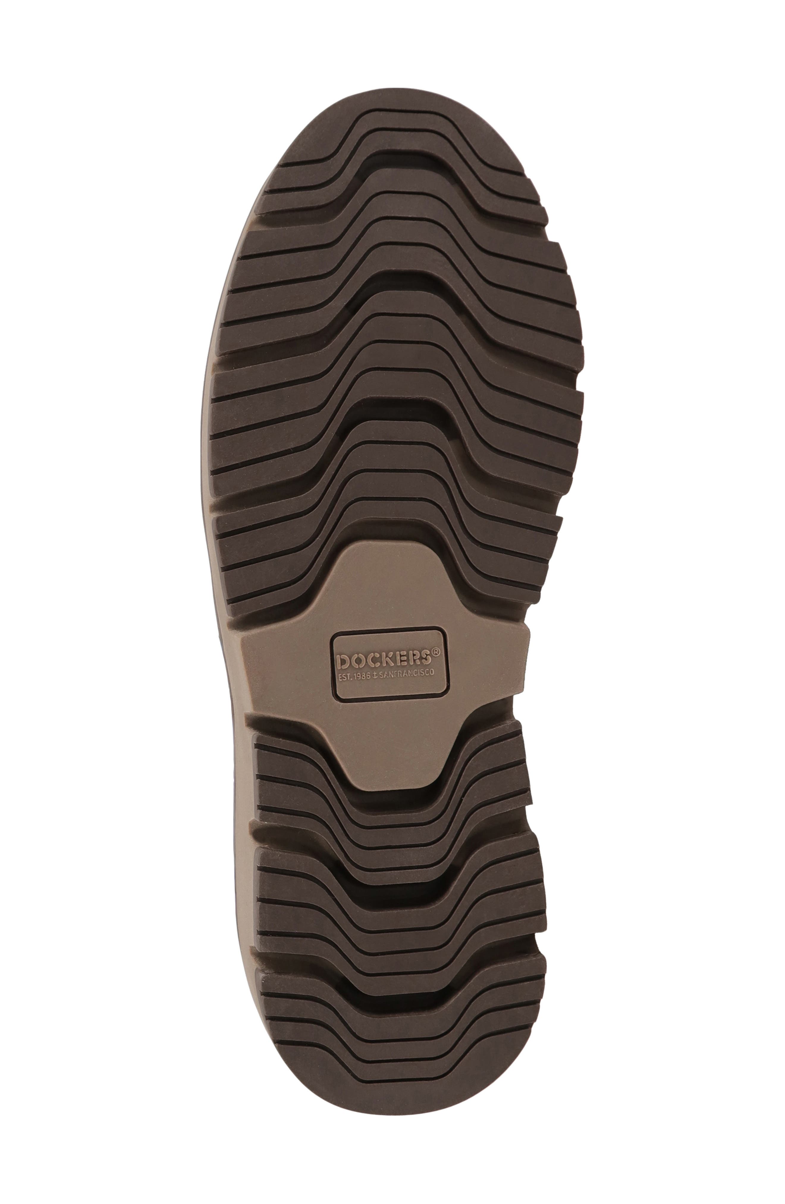 Derrick Faux Leather Boot, Alternate, color, DARK BROWN/ BROWN