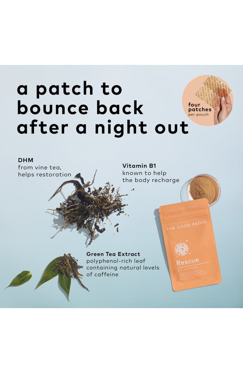 The Good Patch Rescue Wellness Patch, Alternate, color, NO COLOR