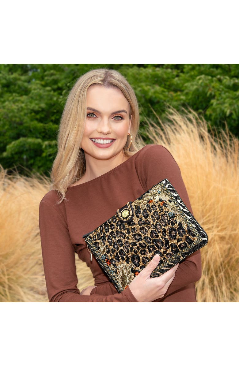 Mary Frances Accessories Untamed Crossbody Handbag, Alternate, color, Black