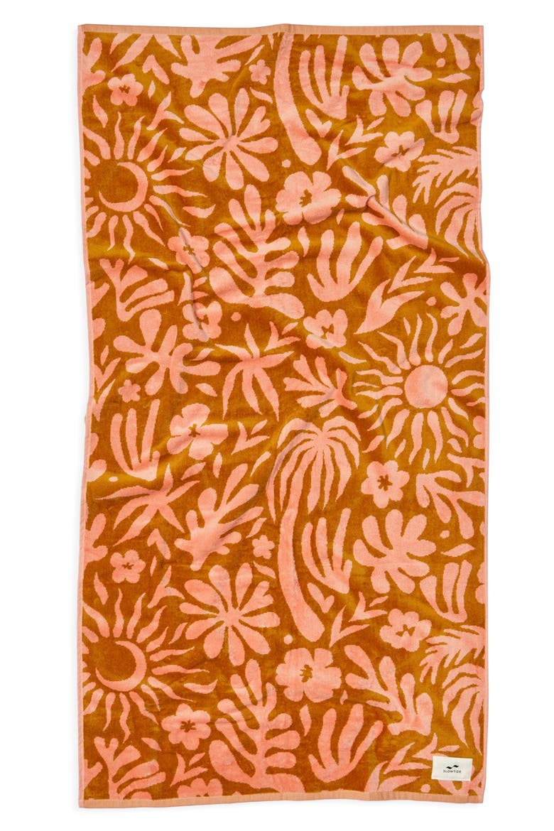 Sunny Beach Towel, Main, color, RETRO